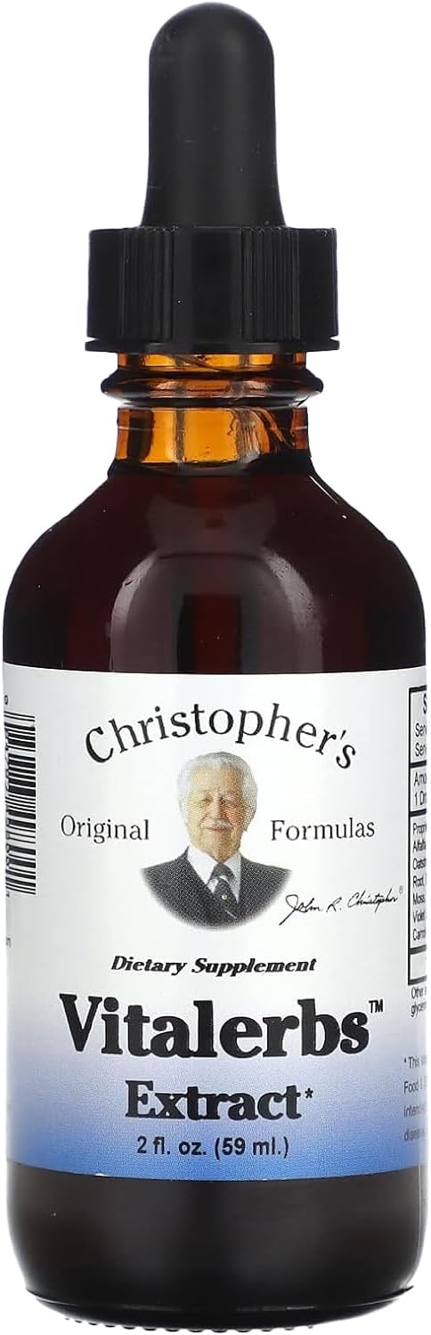 Christopher's Original Formulas Vitalerbs Extract, Nutrient-Rich Herbal Supplement, 60 mL
