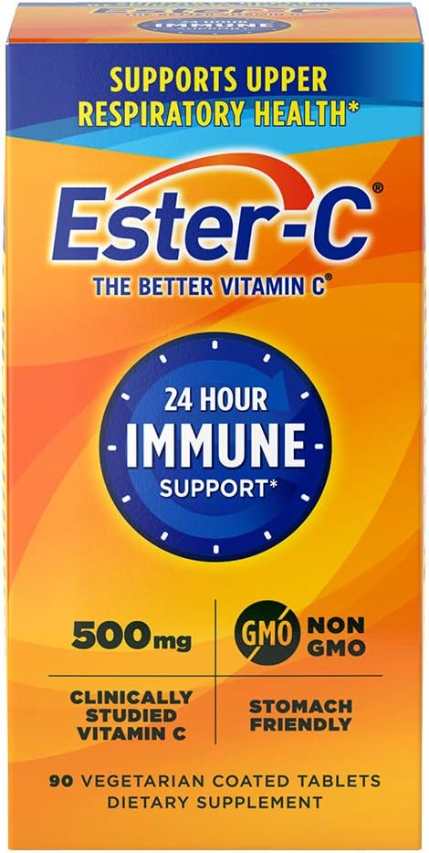 Ester-C Vitamin C 500 mg Tablets, 60 Count