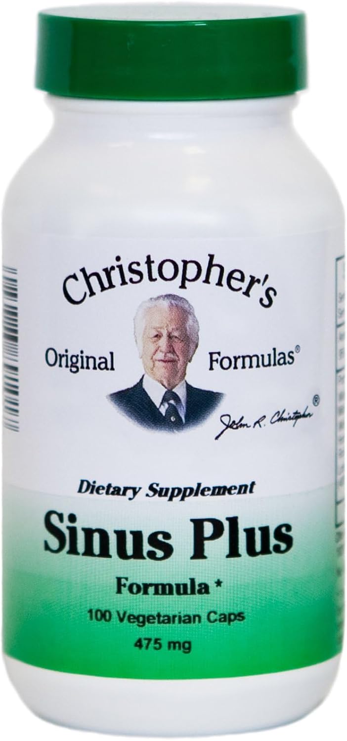 Sinus Plus: Sinus Support Capsules – Whole Herb Synergistic Blend, 100 Count