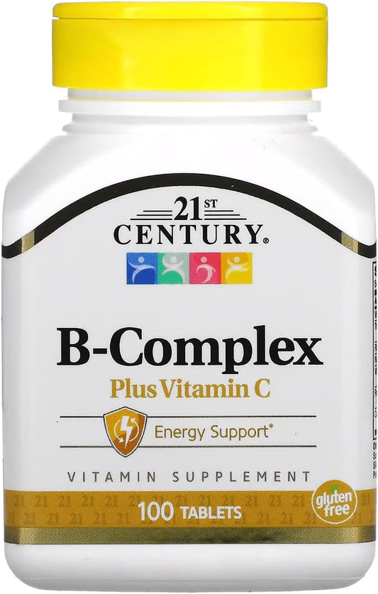 21st Century Vitamin B Complex with Vitamin C, 100 Capsules