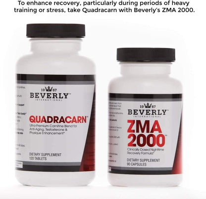 Beverly International Quadracarn 4X-Potency Carnitine Blend – 120 Tablets
