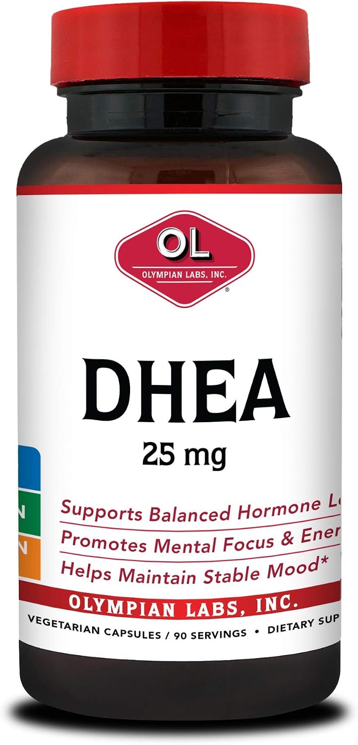 Olympian Labs DHEA 25 mg, 90 Capsules