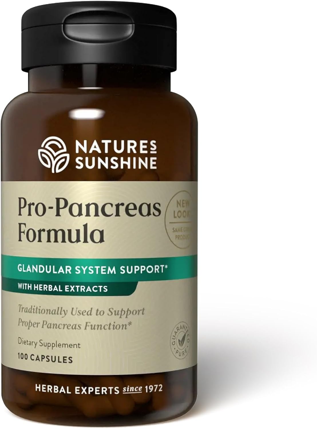 Nature's Sunshine Pro-Pancreas – Herbal Formula for Digestive and Pancreas Support, 100 Capsules