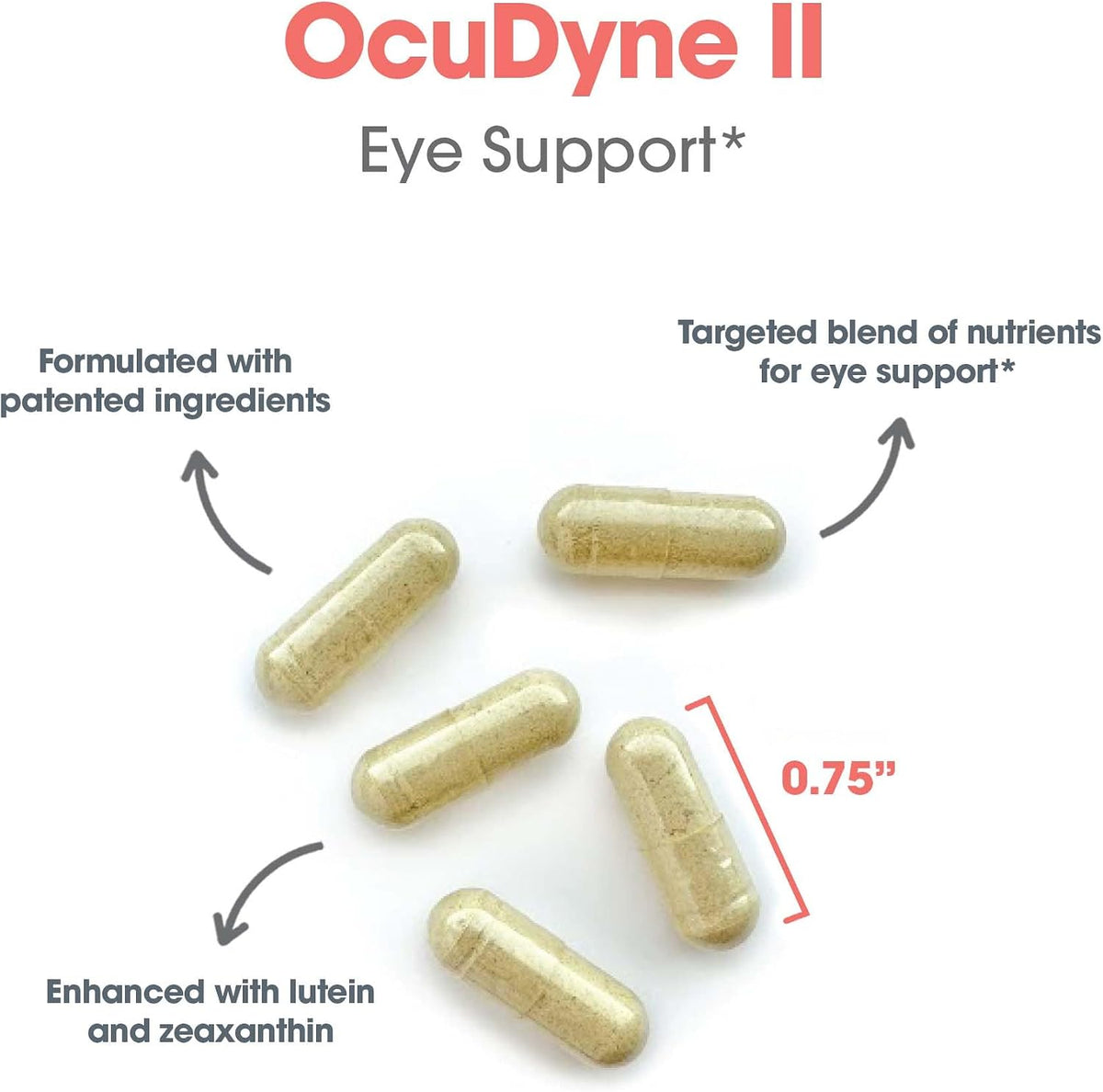 ARG OcuDyne II - Eye Health Supplement with Lutein & Zeaxanthin - görsel 5