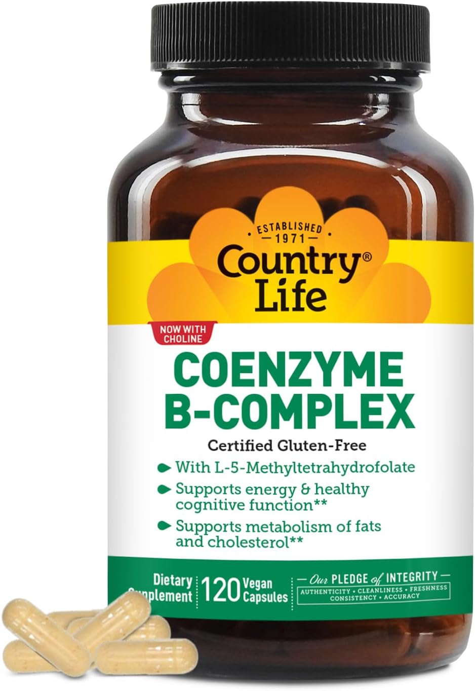 Country Life Coenzyme B-Complex, 60 Capsules