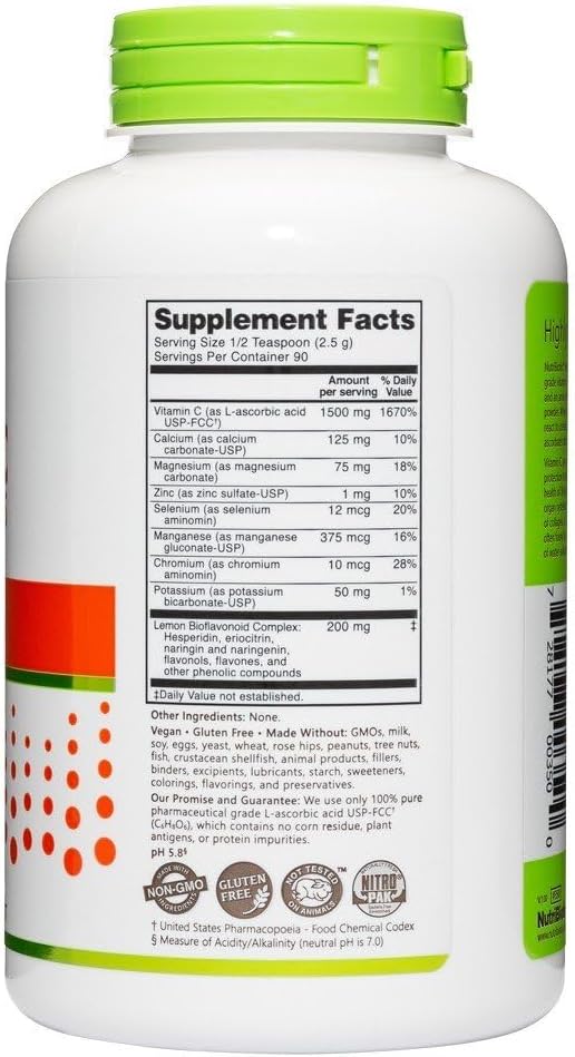 NutriBiotic Ascorbate Bio-C Powder, 227 g