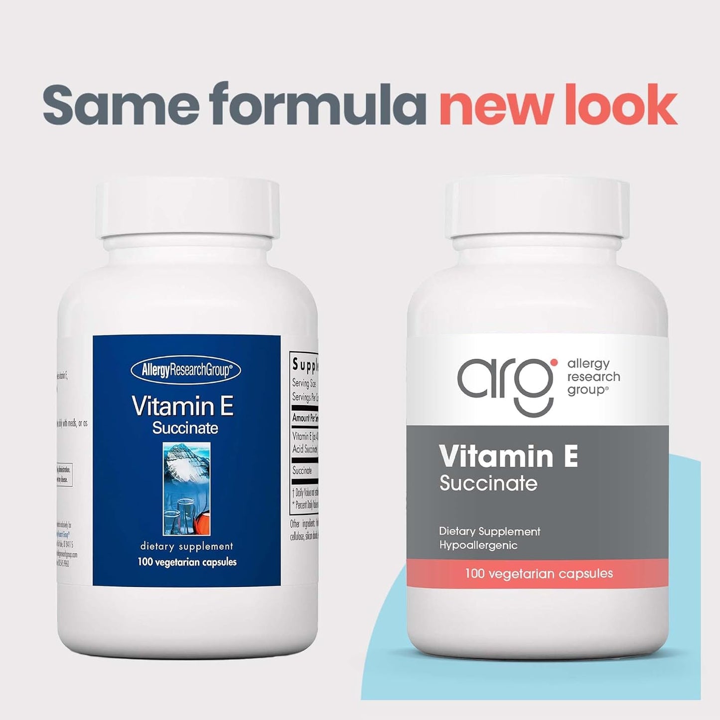 ARG Vitamin E Succinate – 400 IU d-Alpha-Tocopheryl Succinate – Antioxidant and Metabolic Support - görsel 3