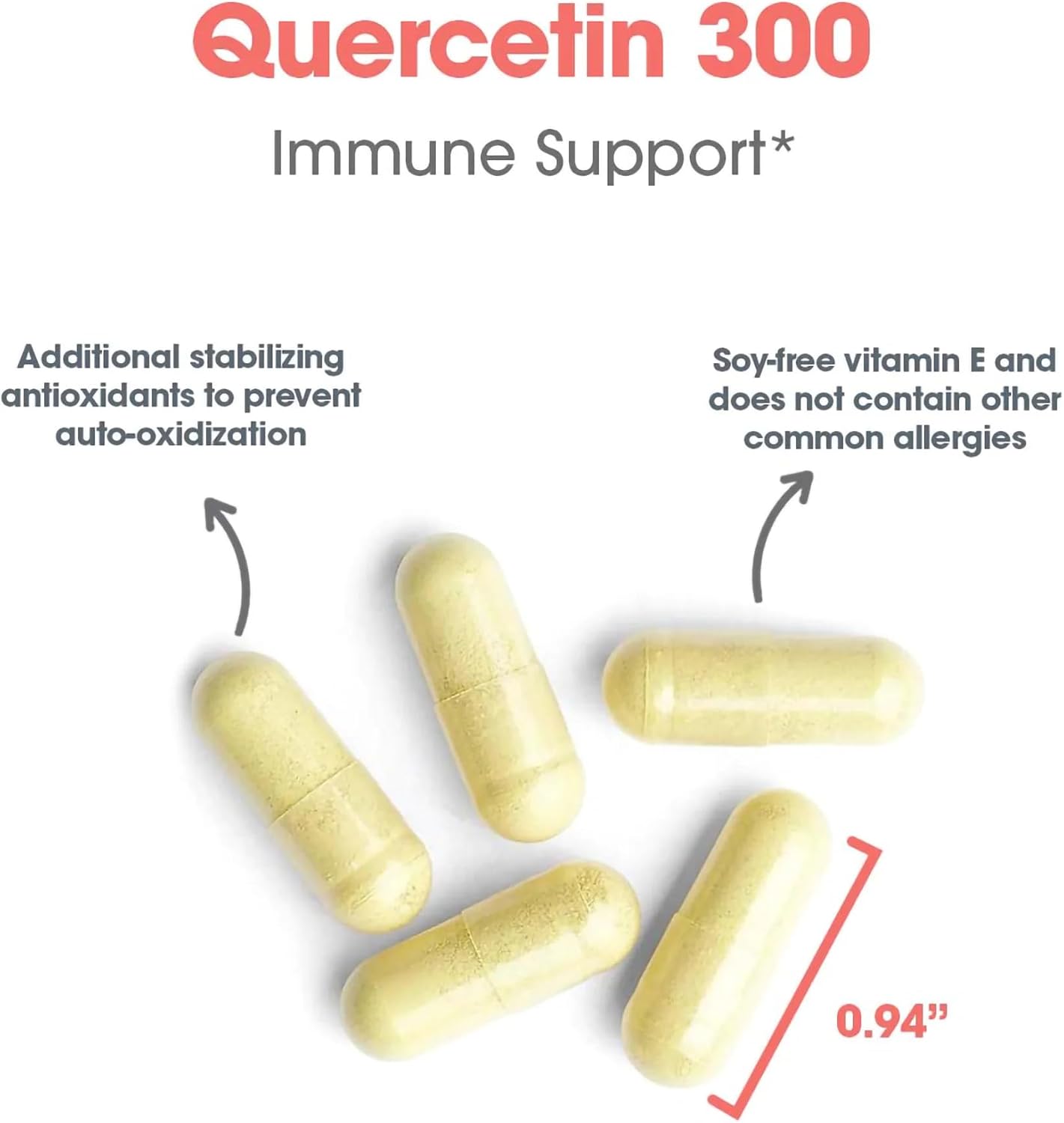 ARG Quercetin 300 - Supports Mast Cell and Histamine Response - görsel 5