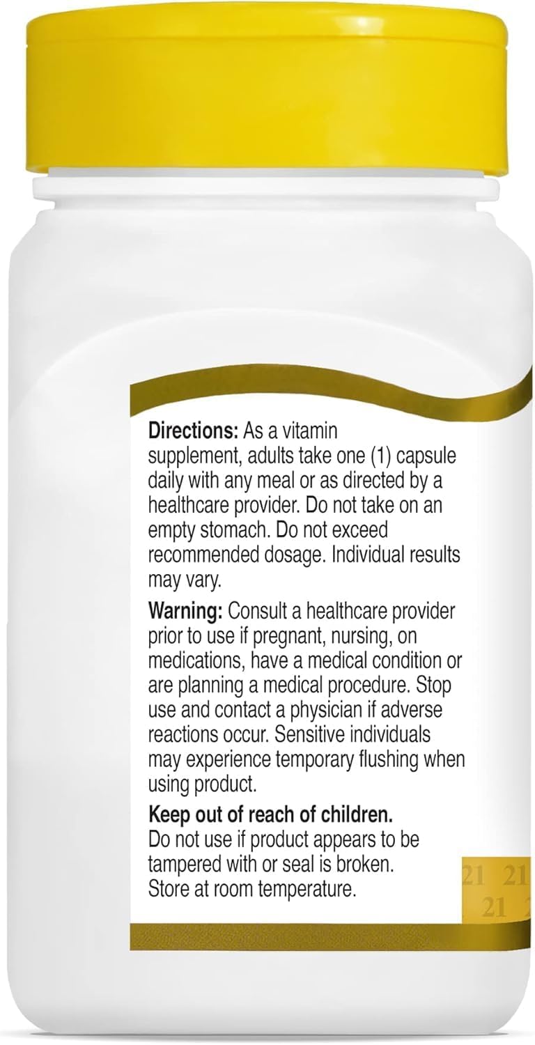 Niacin Flush Free 500 mg - 110 Capsules