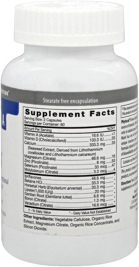 D'Adamo Personalized Nutrition - Phytocal A (120 Capsules)