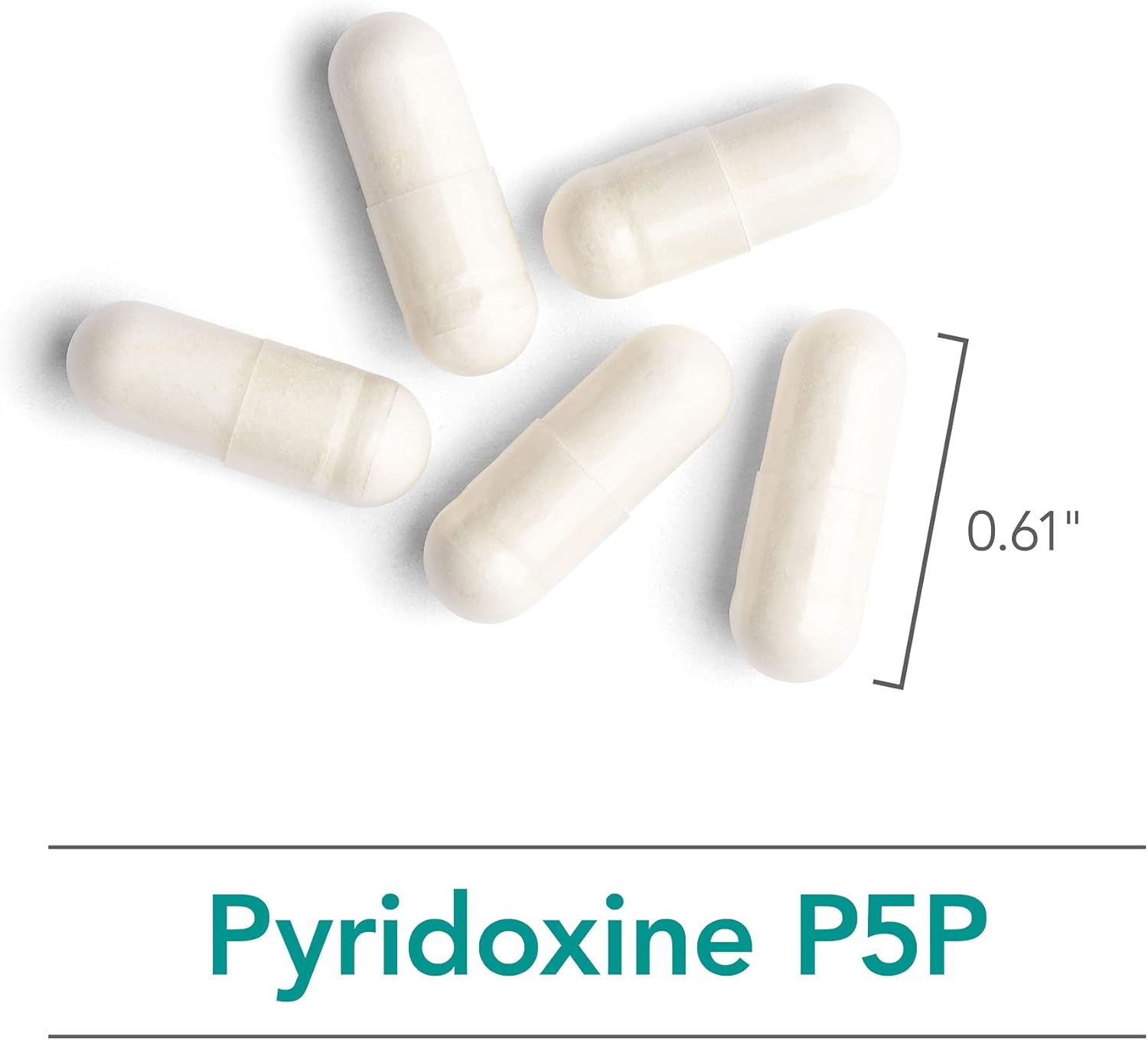 Pyridoxine P5P - Vitamin B6 (Pyridoxal Phosphate) 60 Capsules