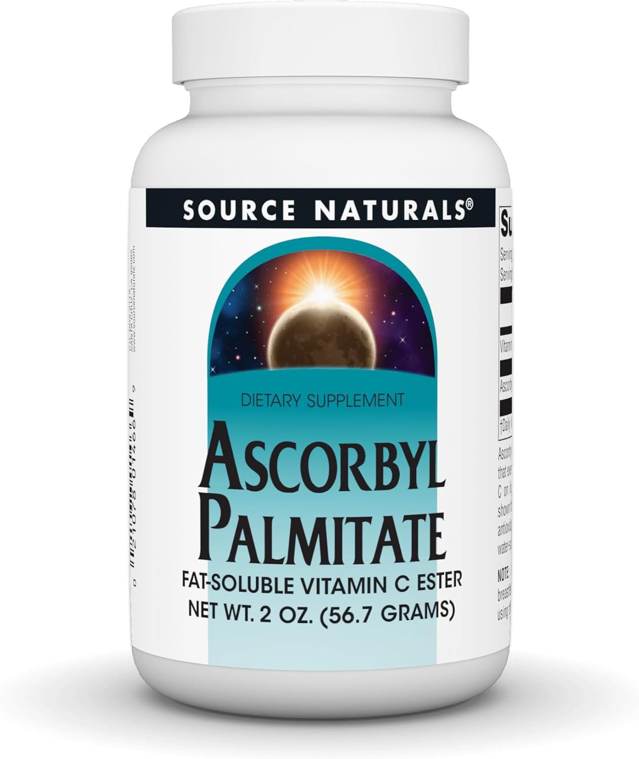 Source Naturals Ascorbyl Palmitate – Fat-Soluble Vitamin C, 4 oz