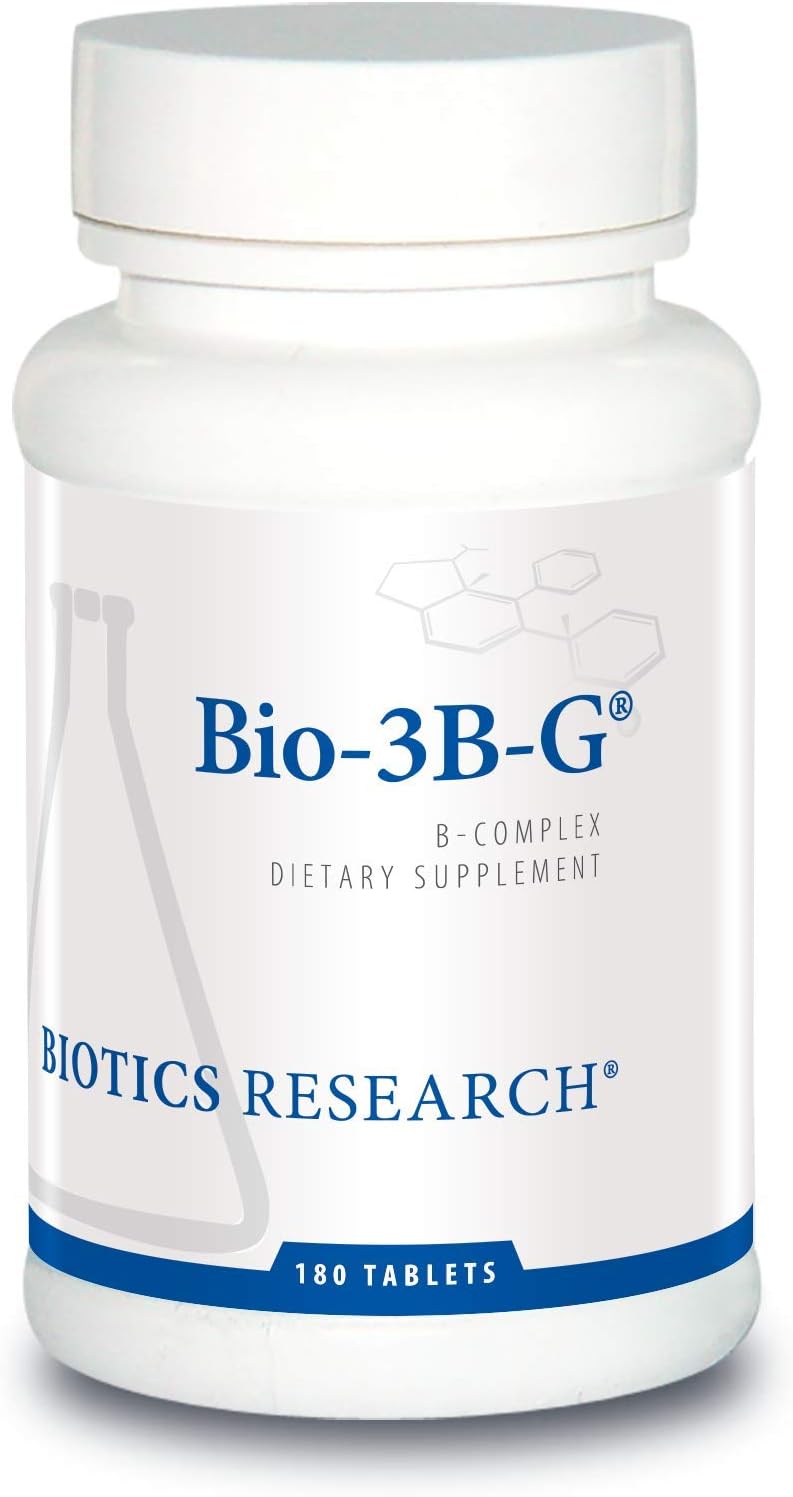 BIOTICS RESEARCH Bio-3B-G Vitamin B Complex - 180 Tablets - görsel 1