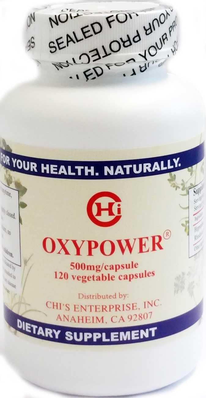 OxyPower by Chi's Enterprise 500 mg, 120 Capsules