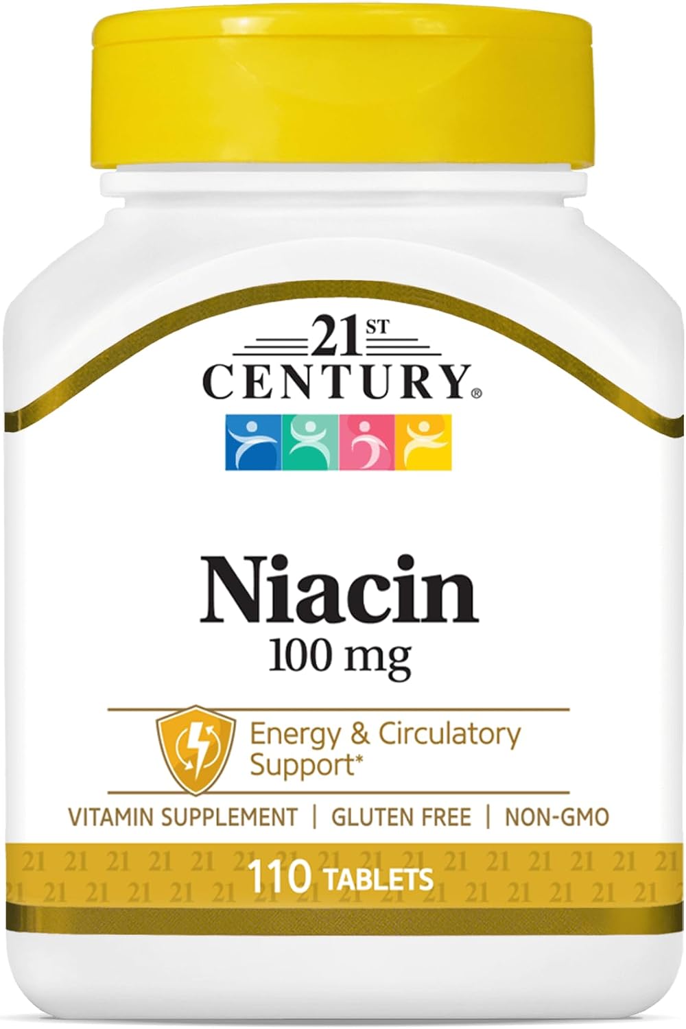 21st Century Niacin 100 mg Tablets, 110 Count - görsel 1