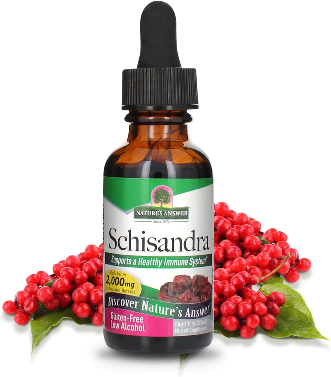 Nature's Answer Schisandra Berry Liquid Extract with Organic Alcohol, 30 mL