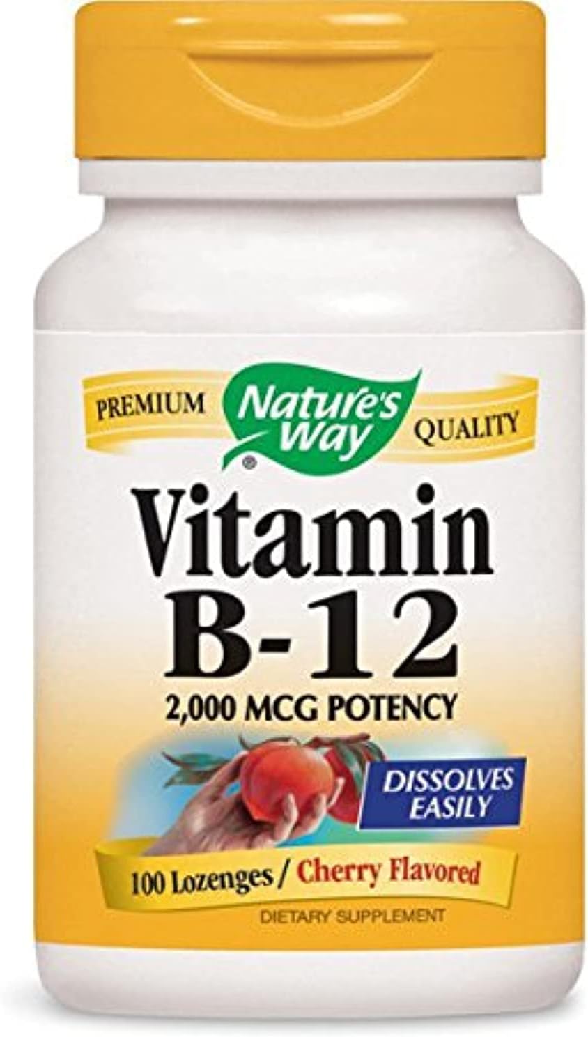 Nature's Way B-12 2000 mcg Sublingual Lozenges, 100 Count