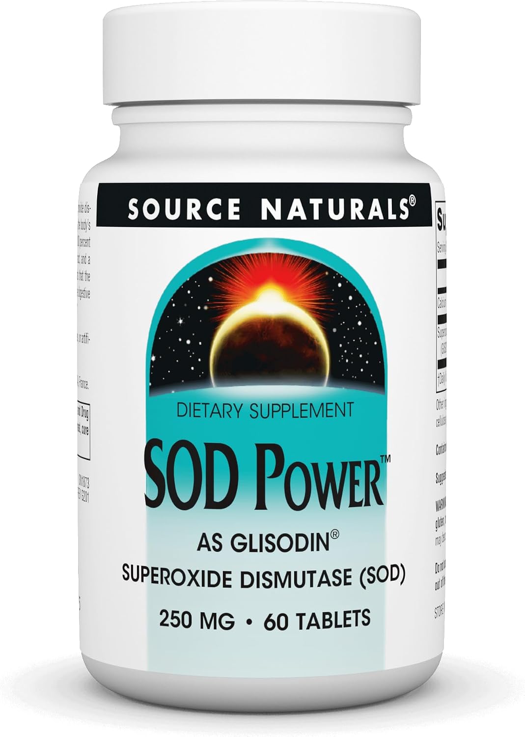 Source Naturals SOD Power - GliSodin Superoxide Dismutase 250 mg - 60 Tablets