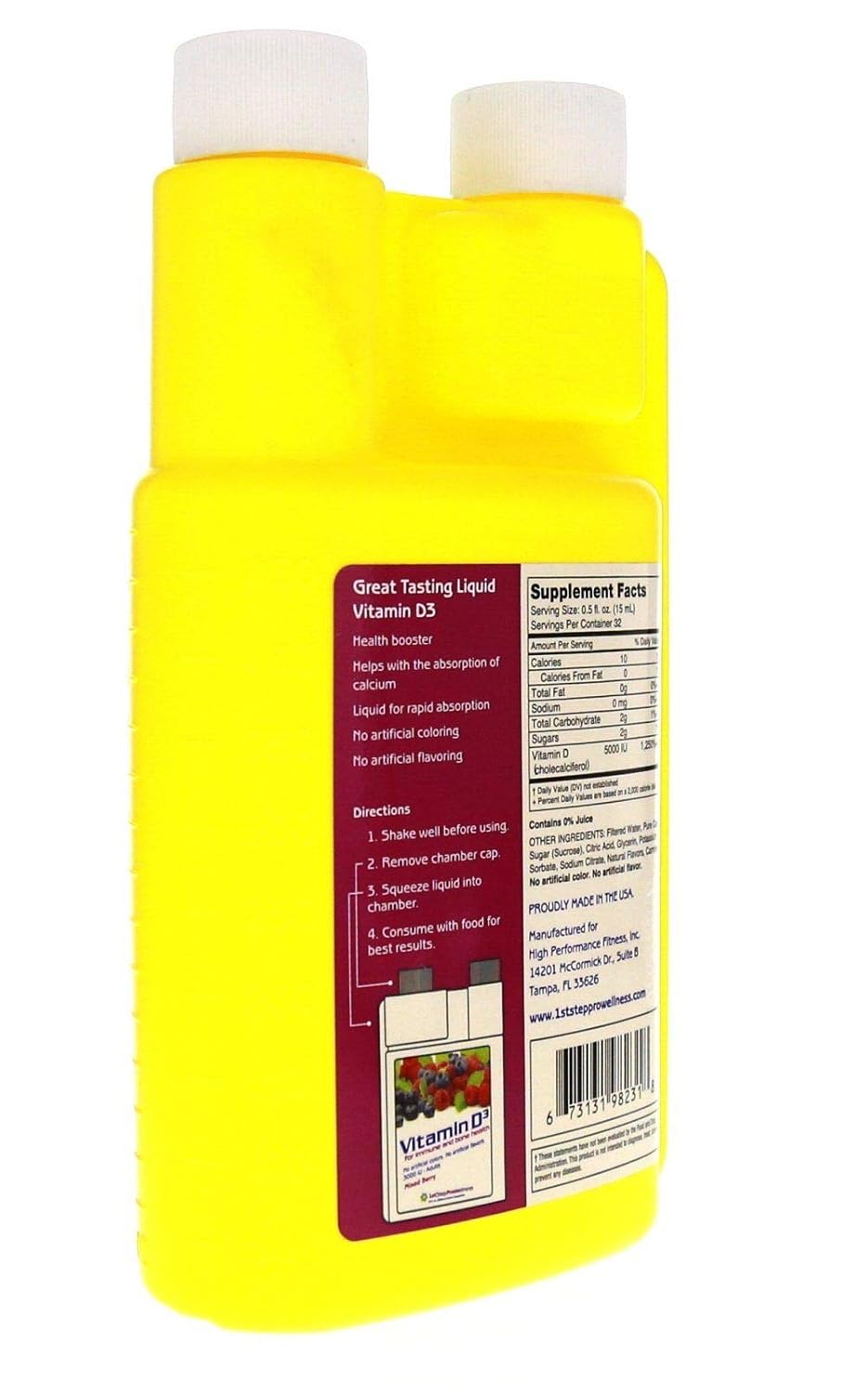 1st Step For Energy Liquid Vitamin D3 Mixed Berry - görsel 2