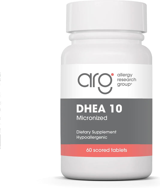 Allergy Research Group DHEA 10 – Micronized Lipid Matrix – 10 mg, 60 Capsules