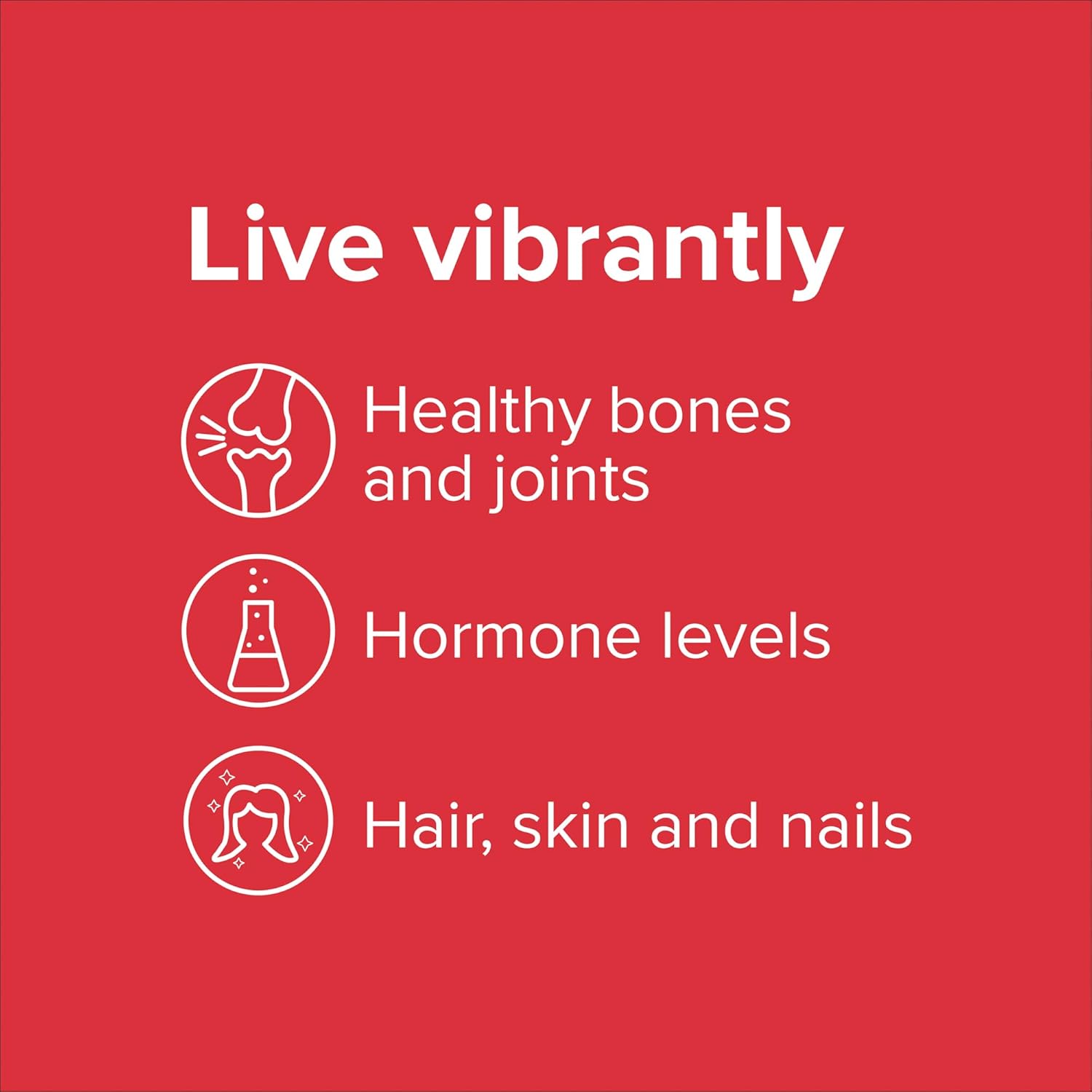 Vibrant Health Super Natural Boron – Calcium Fructoborate Supplement for Joint, Hormone & Connective Tissue Support (60 Count)