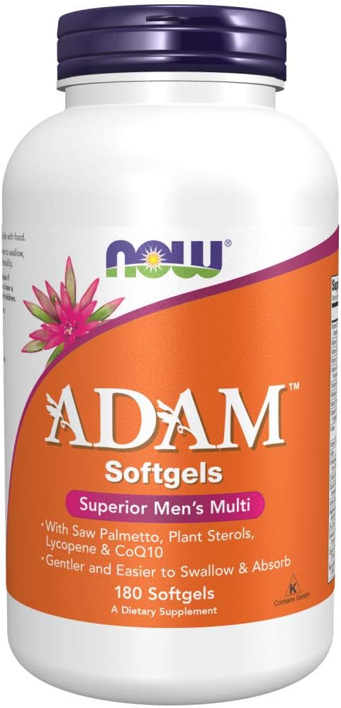 NOW Foods Adam Men's Multiple Vitamin - Softgels, 180 Count