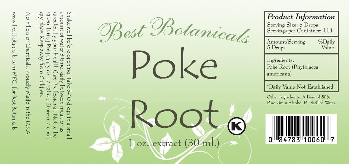 Best Botanicals Poke Root Extract, 30 mL - görsel 5