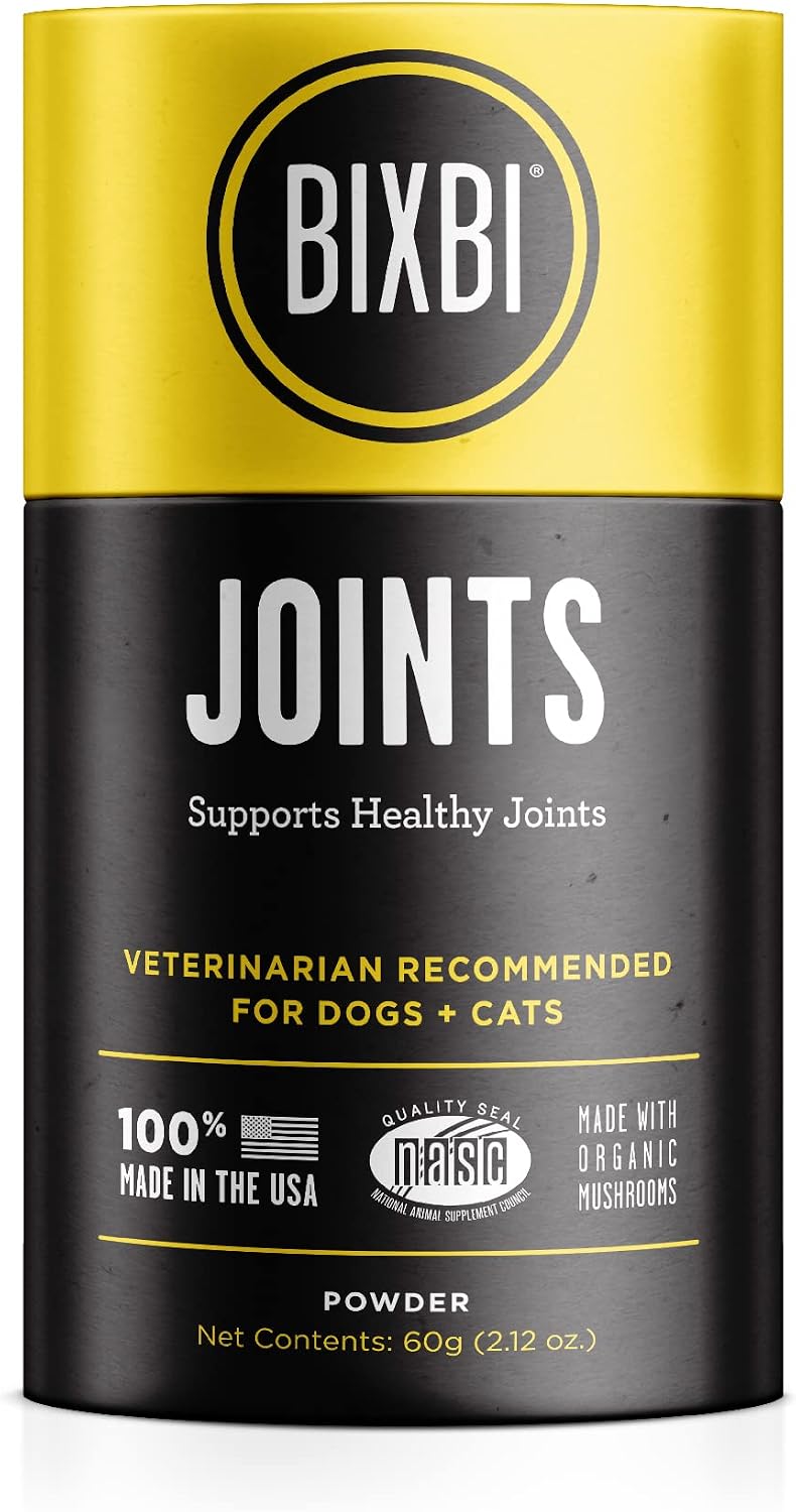 BIXBI Dog & Cat Skin & Coat Support, 2.12 oz (60 g) - All Natural Organic Pet Superfood - Daily Mushroom Powder Supplement - görsel 6