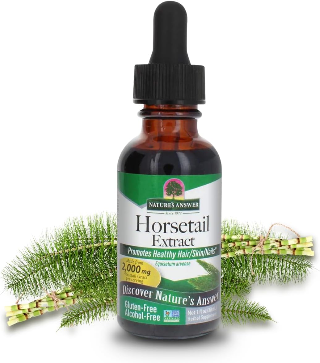 Nature's Answer Horsetail Extract Alcohol Free - 1 oz (30 mL) Super Concentrated