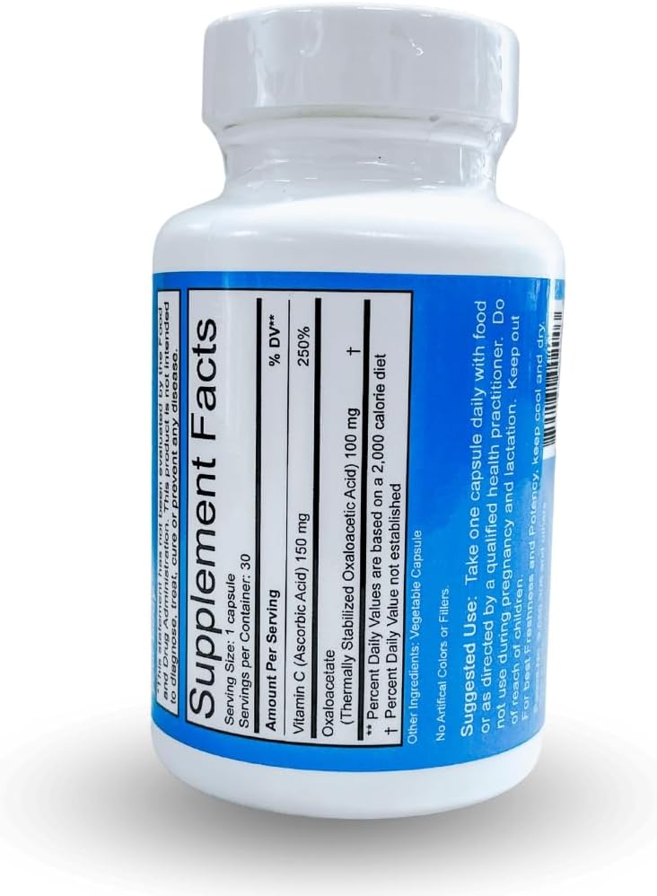 Benagene Oxaloacetate Supplement – Cellular Energy Support, 30 Servings - görsel 6