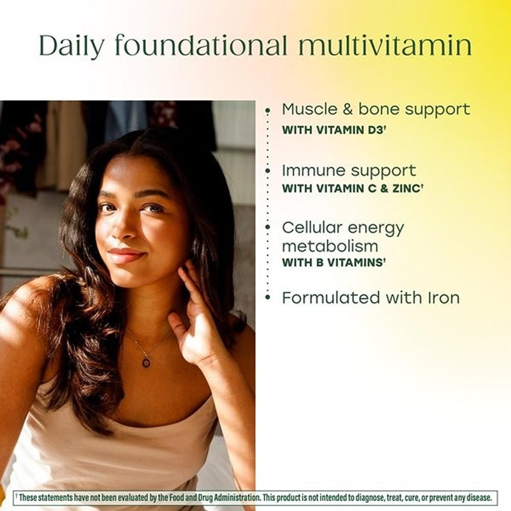 MegaFood One Daily Multivitamin for Women and Men with Real Food - 90 Tablets