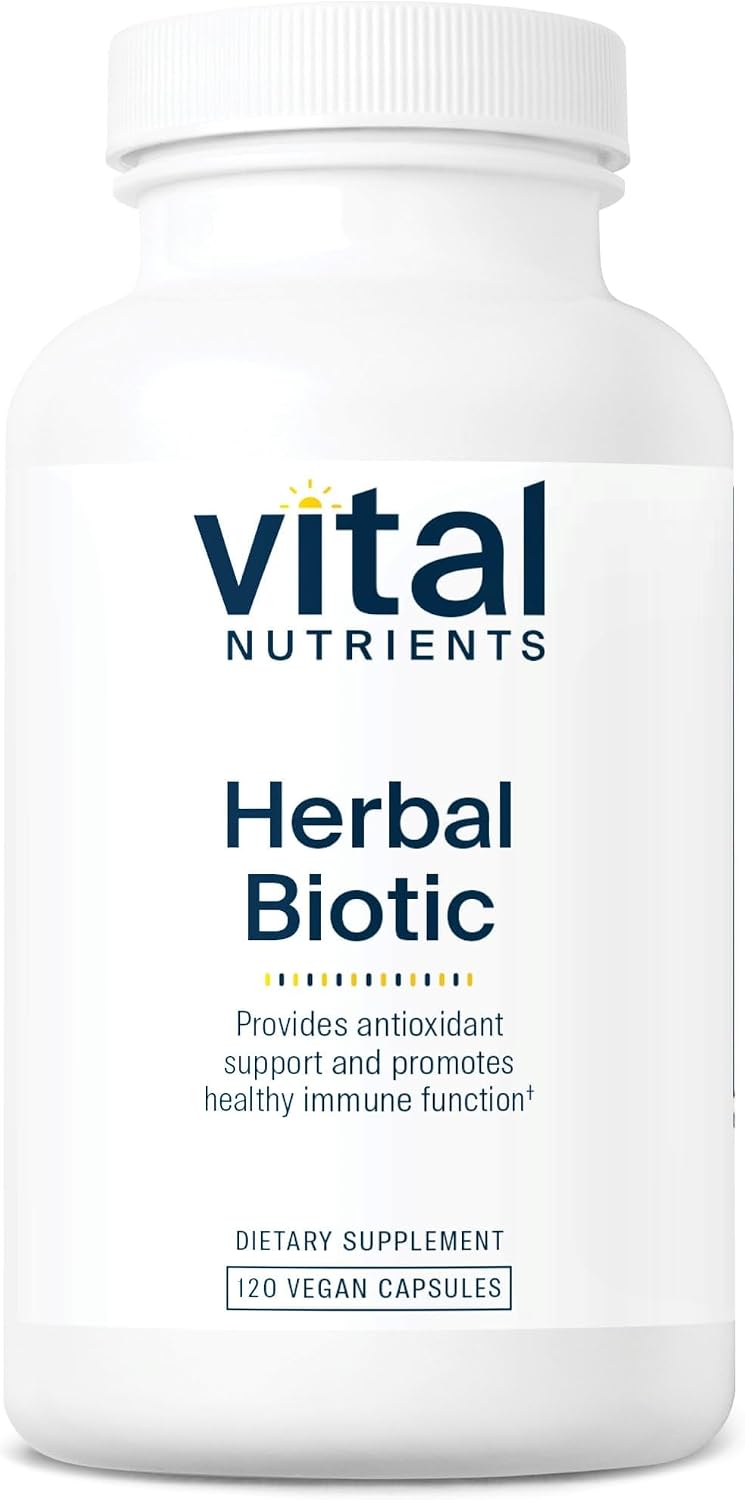 Vital Nutrients Herbal Biotic - Herbal Immune Support & Antioxidant Supplement, 60 Capsules