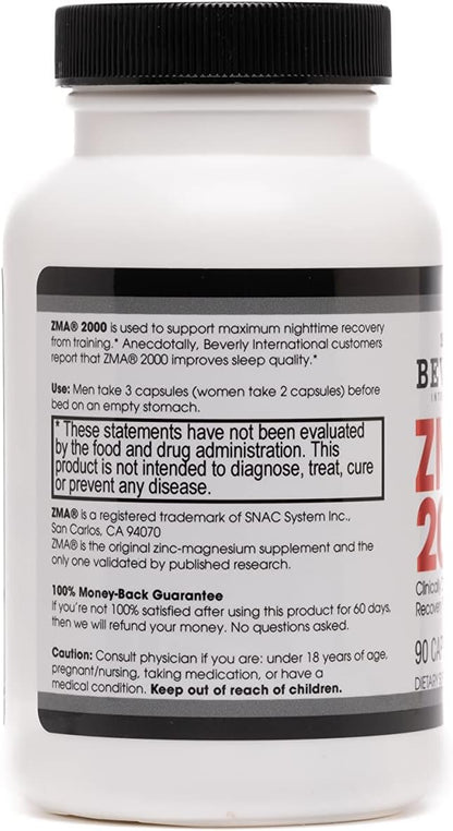 Beverly International ZMA 2000 - 90 Capsules