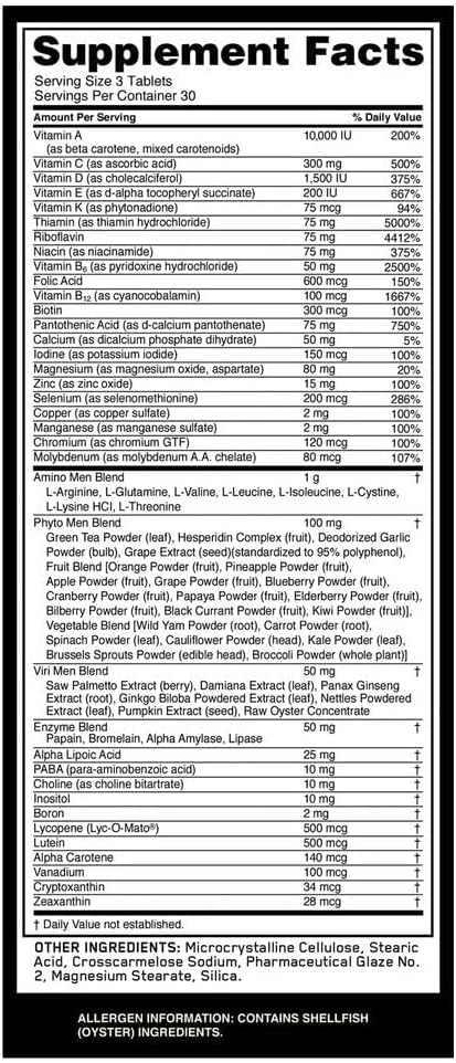 Optimum Nutrition Opti-Men Daily Multivitamin Supplement, 90 Capsules