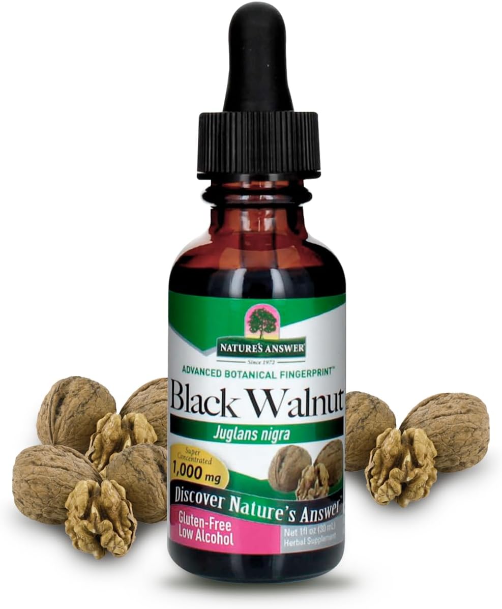 Nature's Answer Black Walnut Extract with Organic Alcohol, 30 mL