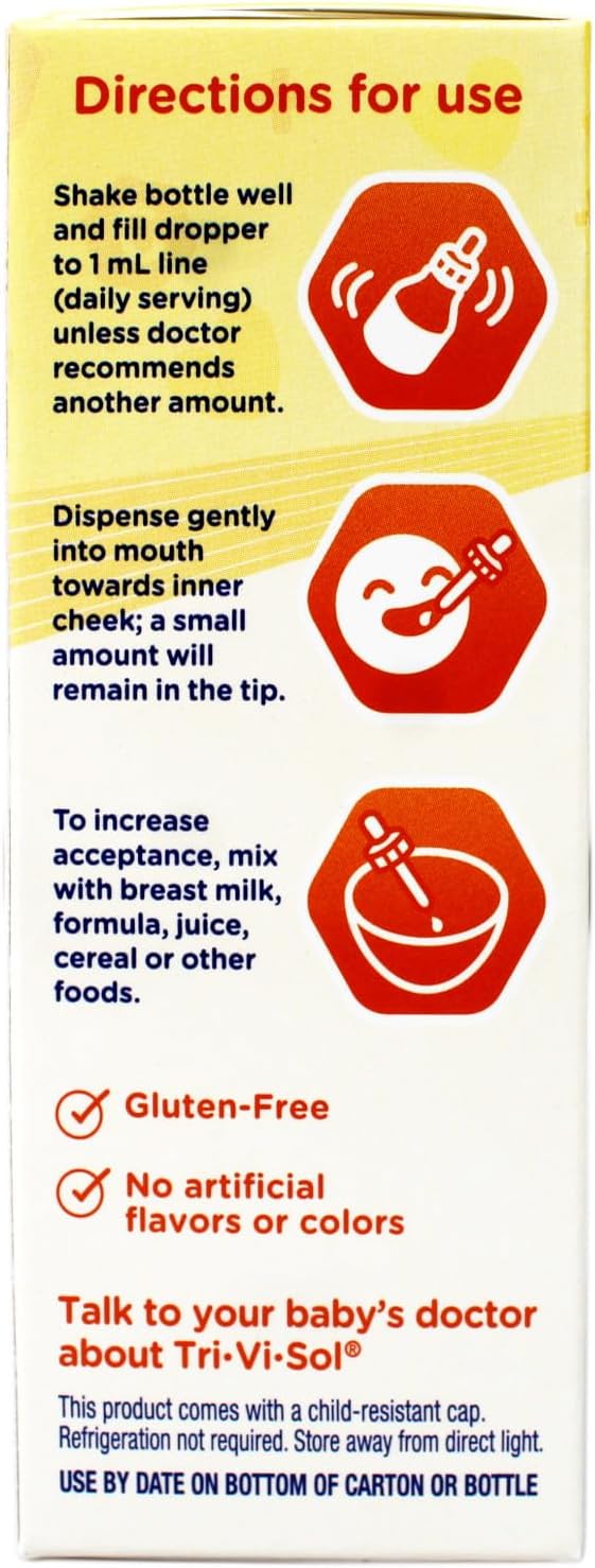 Enfamil Tri-Vi-Sol Supplement Drops – Vitamins A, D and C for Infants (Canada)