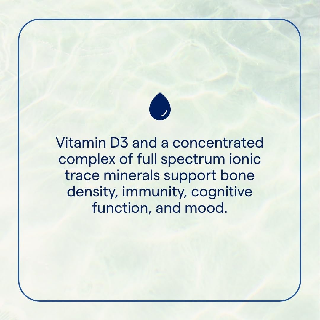 Trace Minerals Liquid Vitamin D3 with Ionic Trace Minerals, Natural Tropical Cherry, 16 fl oz (473 mL, 32 Servings)