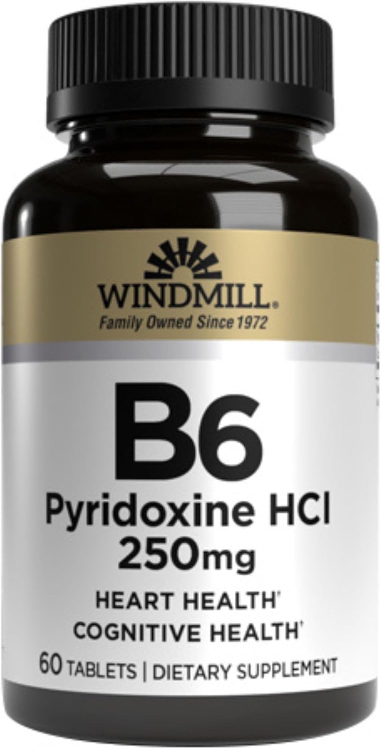 Vitamin B-6 250 mg – 60 Tablets