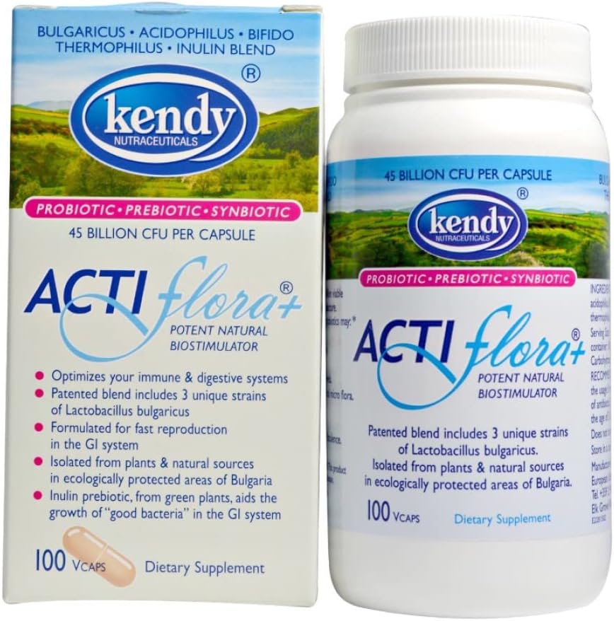 Kendy, Actiflora+, Potent Natural Biostimulator, 100 Veggie Caps