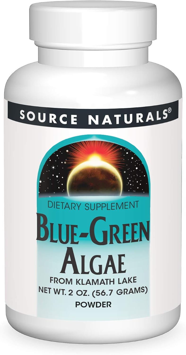 Source Naturals Blue-Green Algae from Klamath Lake Powder, 4 oz (113 g)
