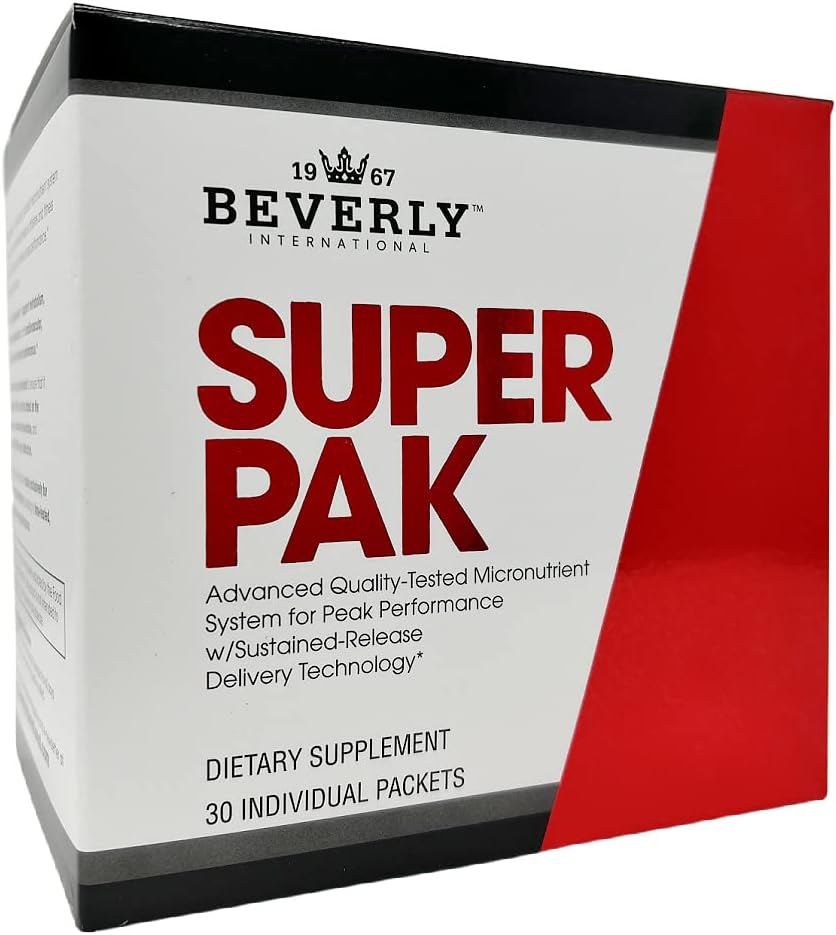 Beverly International Super Pak – High-Potency Multivitamin Daily Pack for Athletes, 30 Packs - görsel 1