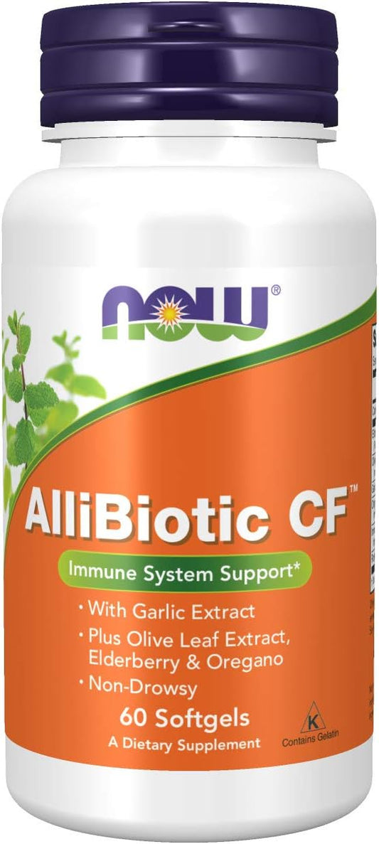 Allibiotic, 60 Sgels by Now Foods (Pack of 4)