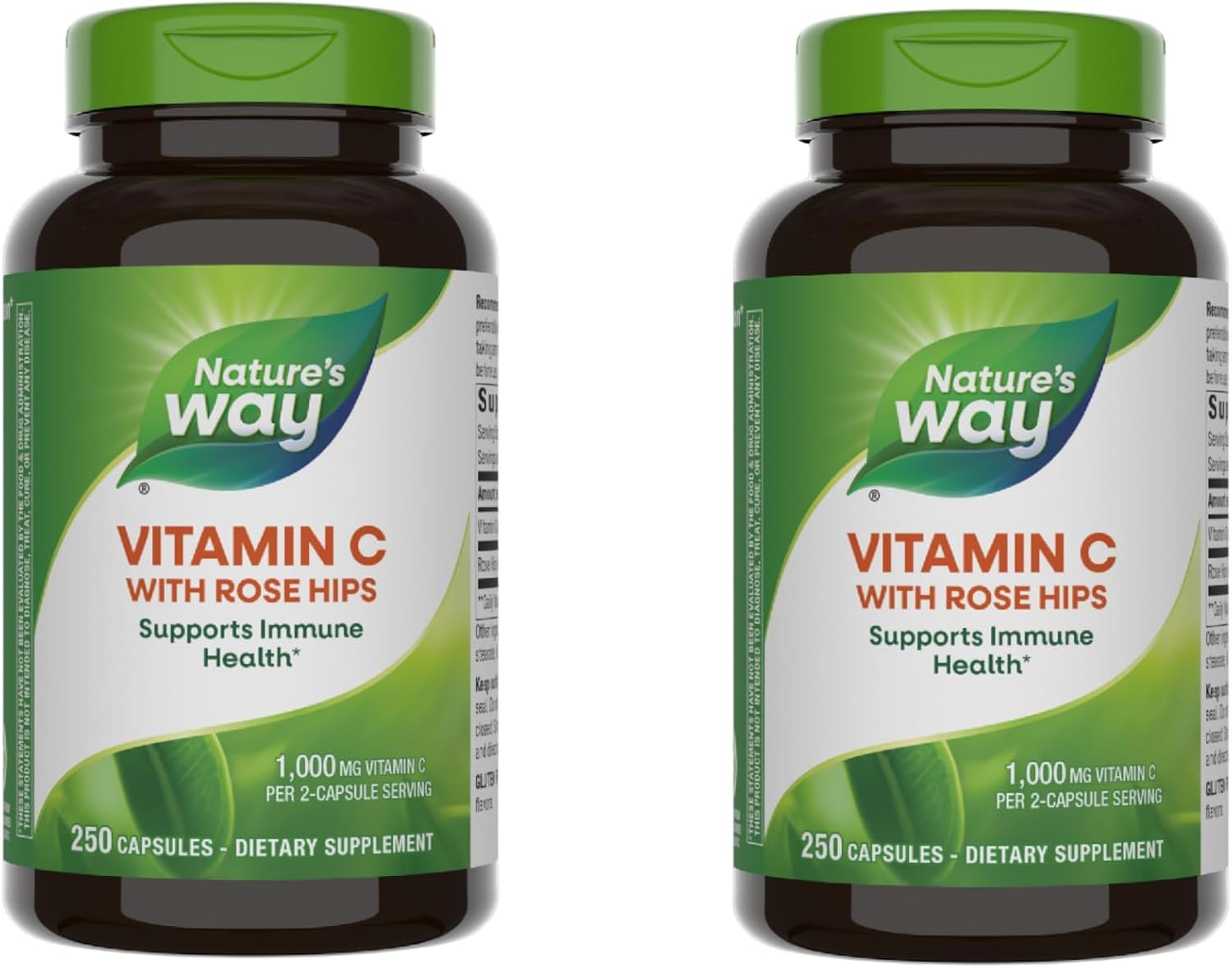 Nature's Way Vitamin C with Rose Hips, 1000 mg, 250 Capsules