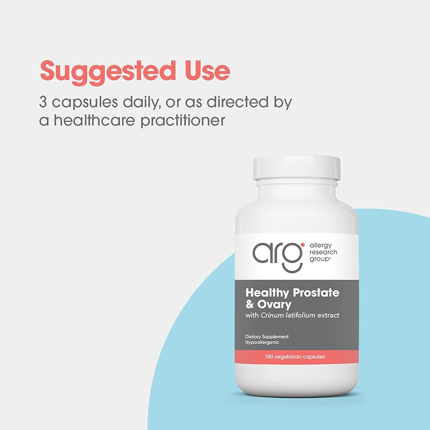 Allergy Research Group Healthy Prostate & Ovary - Traditional Herbal Formulation with Crinum Latifolium