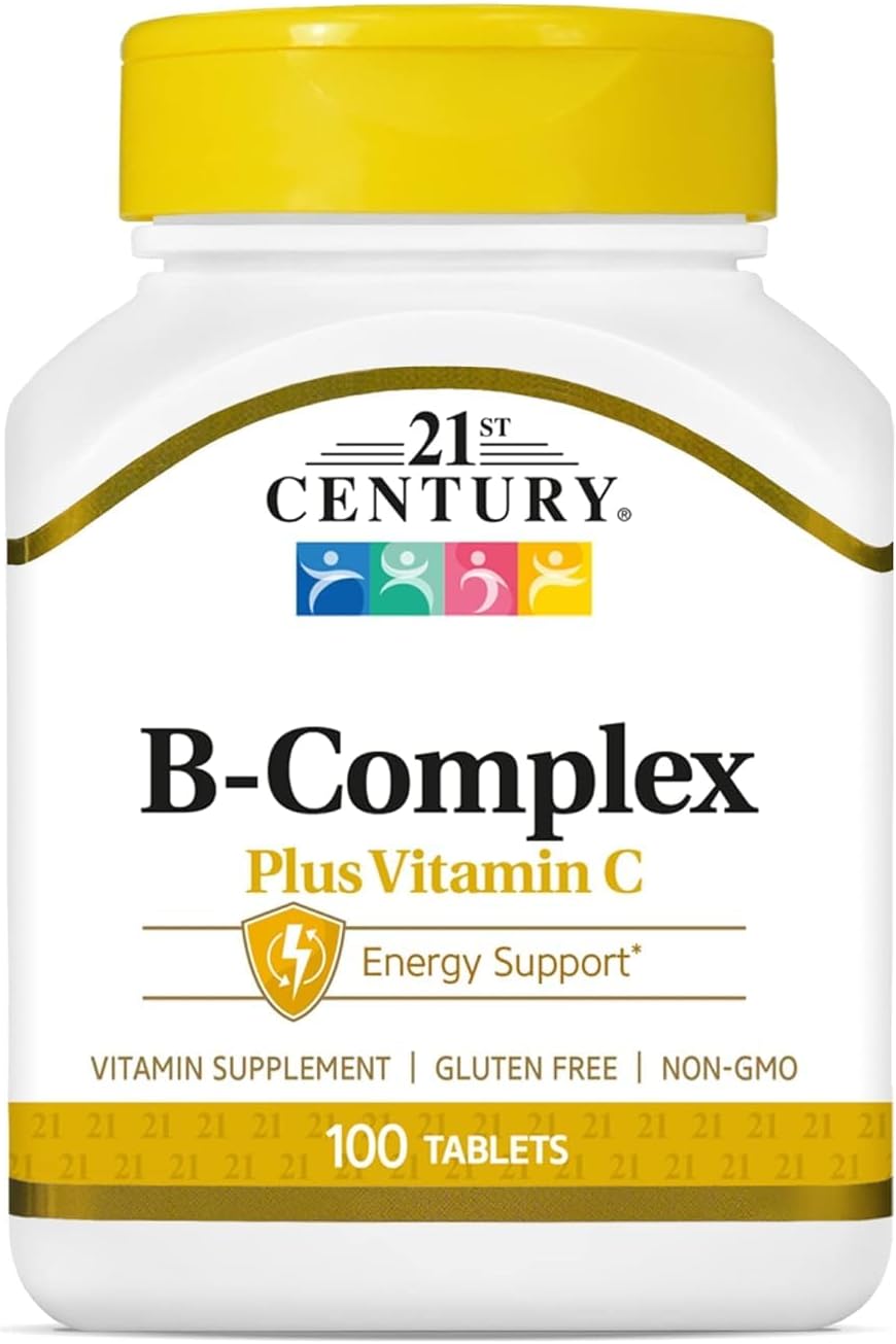 21st Century B Complex Plus Vitamin C, 100 Tablets - görsel 1