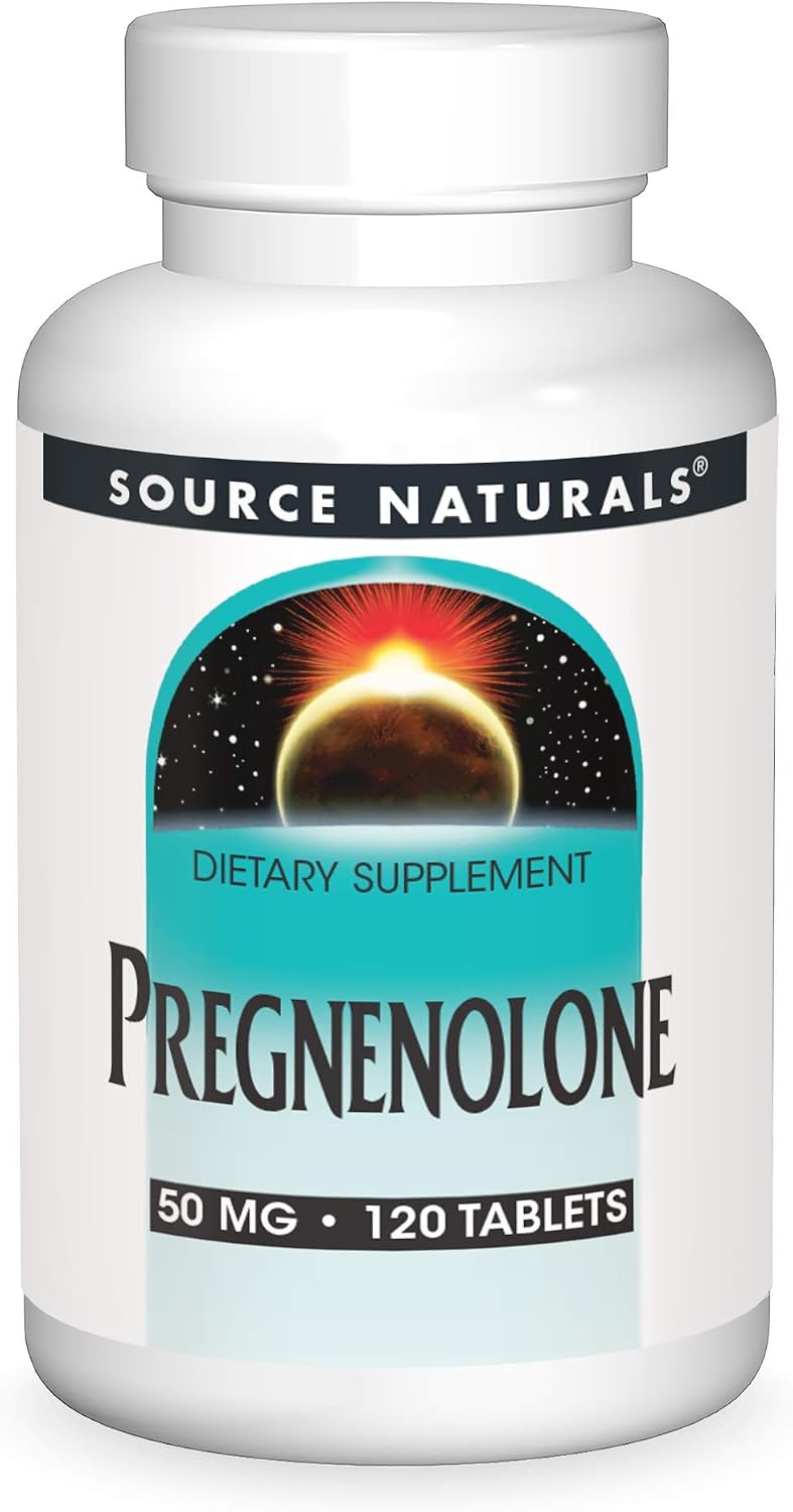 Source Naturals Pregnenolone 50 mg, 120 Tablets