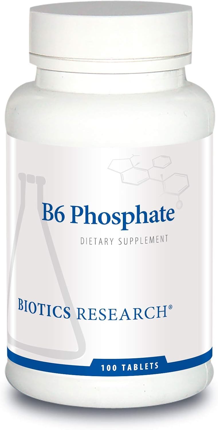 Biotics Research B6 Phosphate – Biologically Active Vitamin B6 (P-5-P) – 100 Tablets - görsel 1