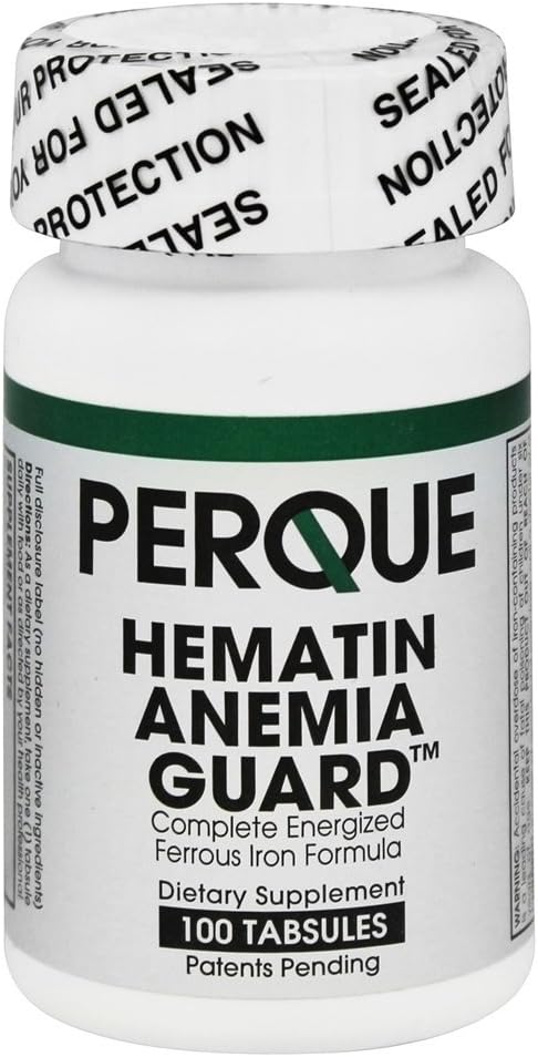 Perque Hematin Anemia Guard, 100 Tablets