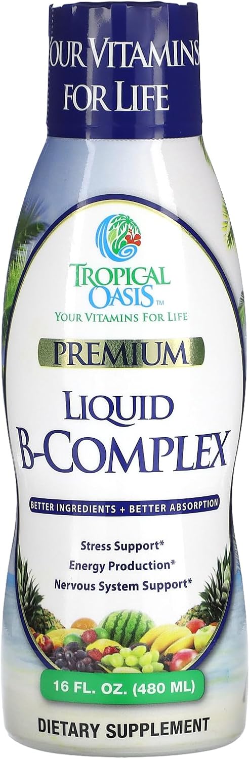 Tropical Oasis Liquid B-Complex, 475 mL