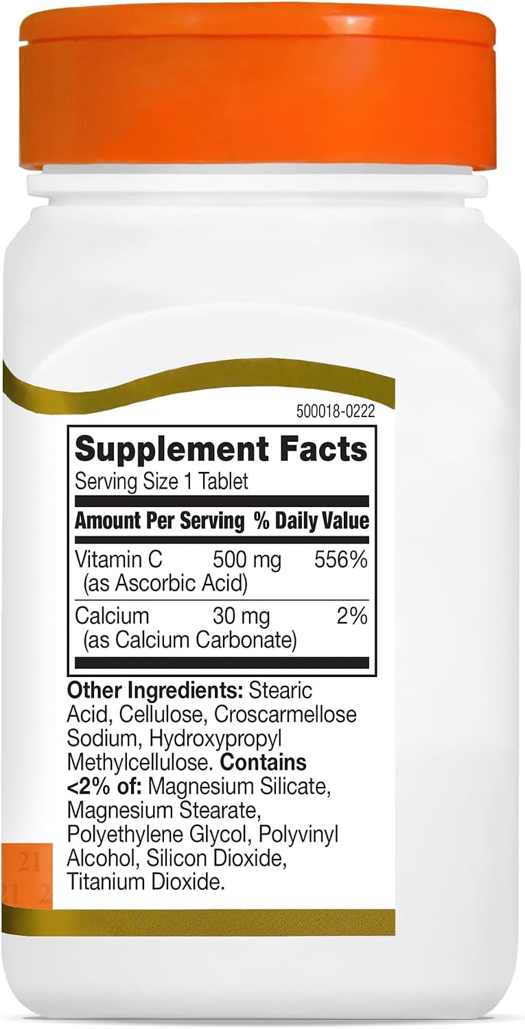 21st Century C 500 mg Tablets, 110 Count (Pack of 3) – Canada